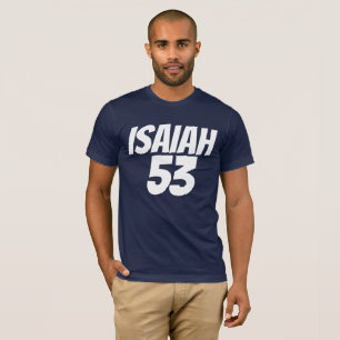 Camiseta ISAIAH 53 Judeu messiânico, T-shirts cristãs