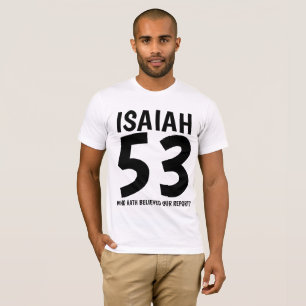 Camiseta ISAIAH 53 t-shirt judaicos messiânicos