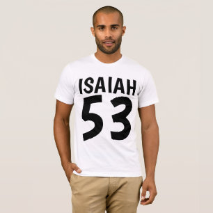 Camiseta ISAIAH 53 T-shirts judaicas messiânicas