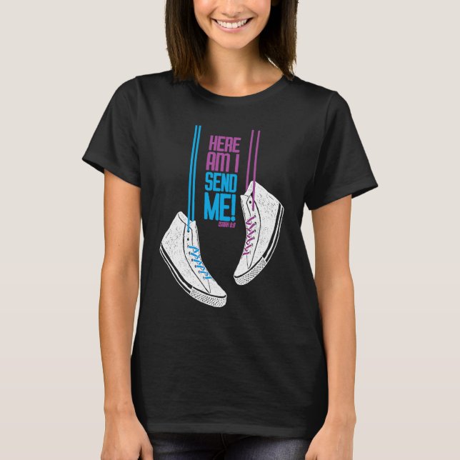 Camiseta Isaiah 68, aqui estou eu! (Frente)