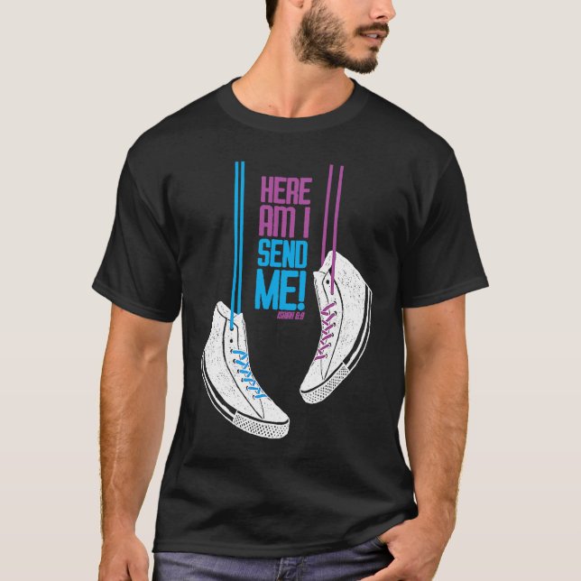 Camiseta Isaiah 68, aqui estou eu! (Frente)