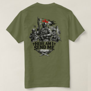 Camiseta Isaiah 6:8 Warrior