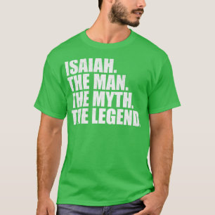 Camiseta IsaiahIsaiah Nome Isaiah nome dado