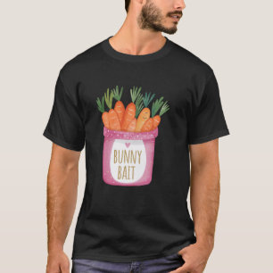 Camiseta Isca de Coelho Fofo Páscoa Primavera Jardinagem Ce
