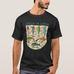 Camiseta Isca de Pesca Catch Ya Later Camo Southern Boy
