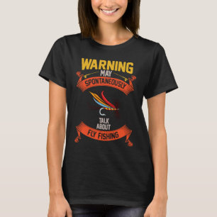 Camiseta Isca de pesca com mosca Pescador Vara Isca Carrete