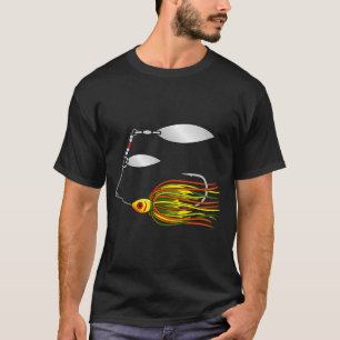 Camiseta Isca de Pesca Spinnner Bait - Tandem Silver Willow