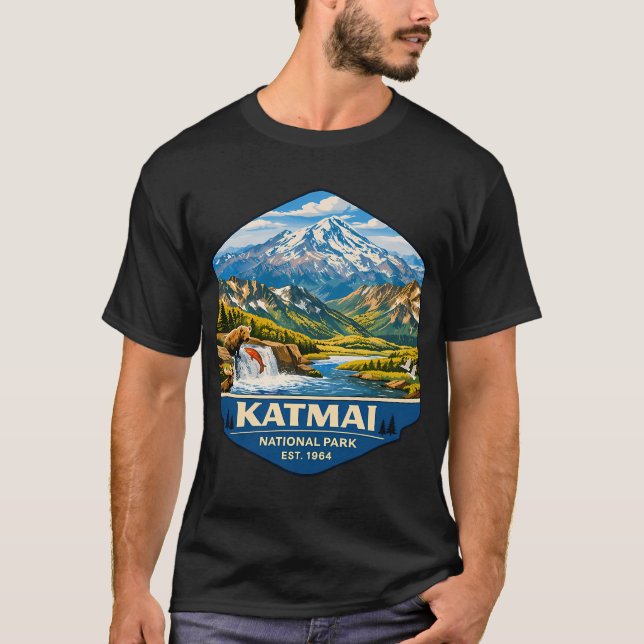 Camiseta Isca de pesca vintage (Frente)