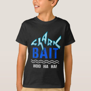 Camiseta Isca de Tubarão Hoo Ha Ha Engraçado Engraçado Tuba