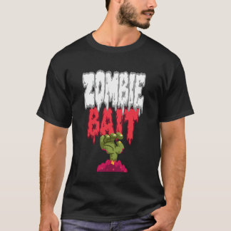 Camiseta Isca de Zumbi Alcançando do Túmulo Funny Hallowee