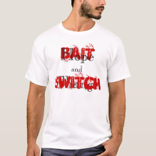 Camiseta Isca e interruptor