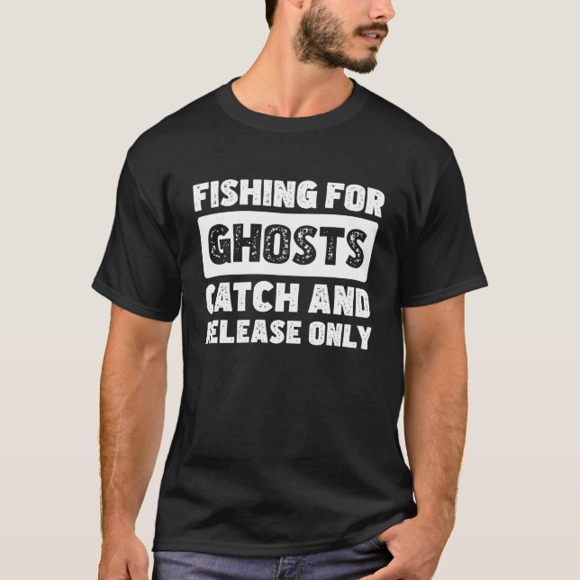 Camiseta Isca Fantasma Para Pesca Fantasma Para Entusiastas (Frente)