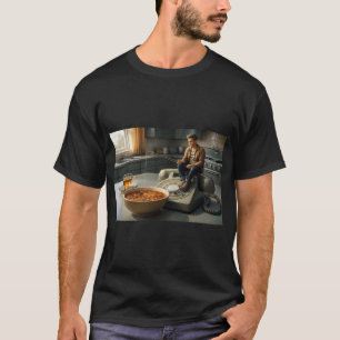 Camiseta Isca Fisgada – Ilustração de Peixe em um Gancho