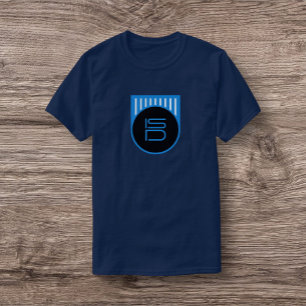 Camiseta ISD Unisex Azul Marinho Símbolo Círculo