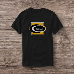 Camiseta ISD Unisex Black Gold Swoosh