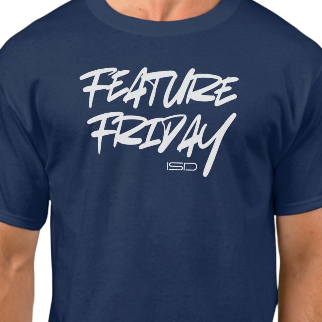 Camiseta ISD Unisex Feature Friday (Criador carregado)