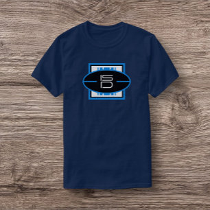 Camiseta ISD Unisex Logotipo Azul e Branco I