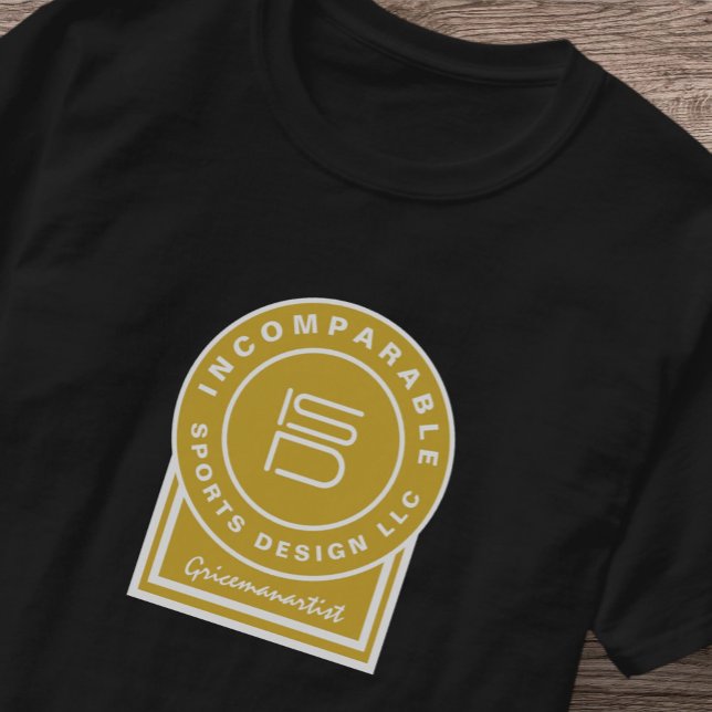 Camiseta ISD Unisex Metalic Gold T-Shirt (Criador carregado)