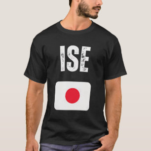 Camiseta Ise Japan Flag Viagem Souvenir Japonês