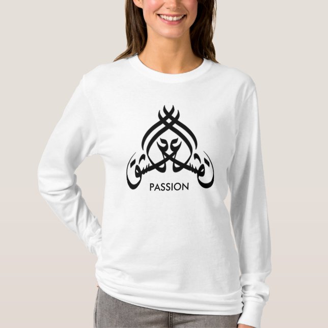 Camiseta ishq, PAIXÃO (Frente)