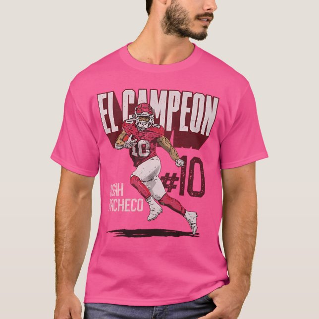 Camiseta Isiah Pacheco El Campeon (Frente)