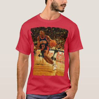 Camiseta Isiah Thomas Vintage Design De Basquete 2