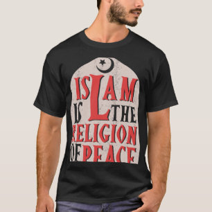 Camiseta Islã É A Religião Da Paz Allah Musli