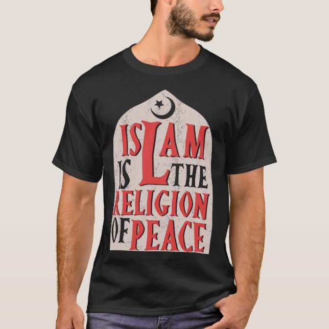 Camiseta Islã É A Religião Da Paz Allah Musli (Frente)