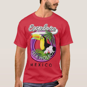 Camiseta Isla Holbox Mexico viagem patch