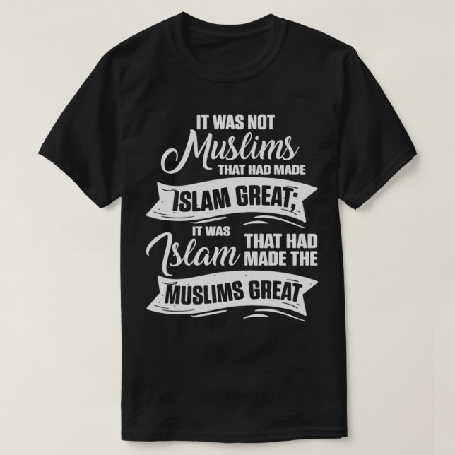 Camiseta Islã muçulmano Alá Mesquita Religiosa Quran Ramada (Frente do Design)