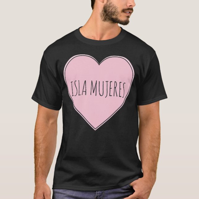 Camiseta Isla Mujeres Heart (Frente)