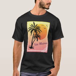 Camiseta Isla Mujeres Retro Vintage Sunset
