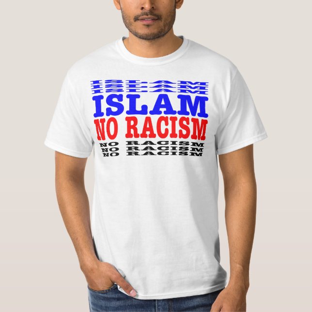 Camiseta Islã sem racismo (Frente)