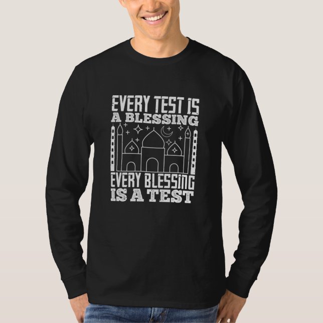 Camiseta Islã - Todo Teste É Uma Bênção (Frente)