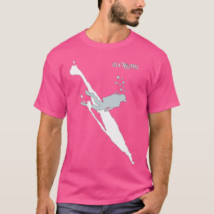 Camiseta Isla Vibes Isla Mujeres México Merging Diver