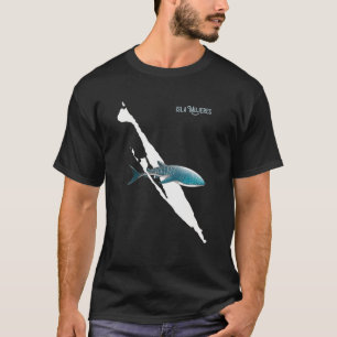 Camiseta Isla Vibes Isla Mujeres México Nadando com Baleia