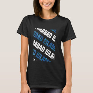 Camiseta Islamabad Camo Pattern Blue Camouflage