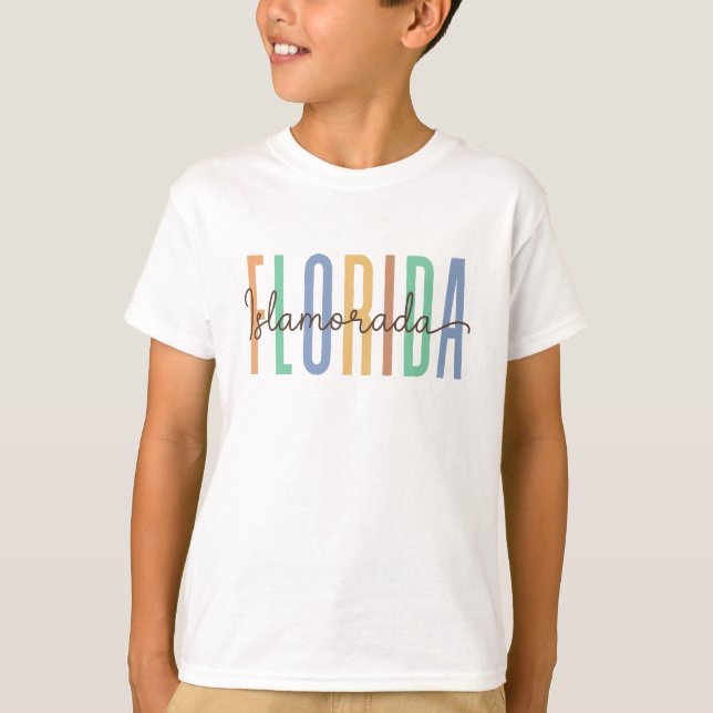 Camiseta Islamorada Florida (areias) (Frente)