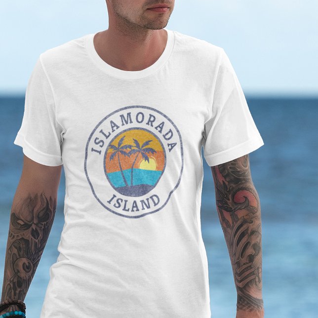 Camiseta Islamorada Island, Florida Faded Classic Style (Criador carregado)