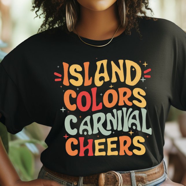 Camiseta "Island Colors and Carnival Cheers", Carnaval de T (Criador carregado)
