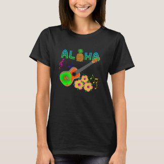 Camiseta Island Music Ukulele Hawaii Aloha