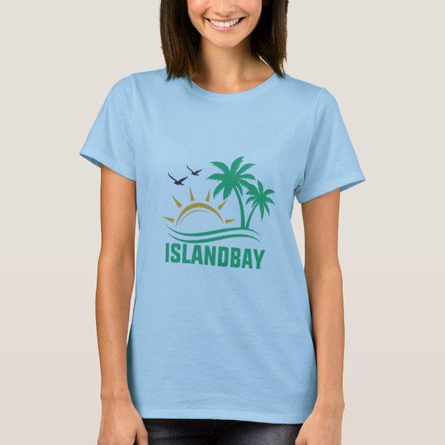 Camiseta Islandbay T-Shirt - Vista a brisa tropical (Frente)