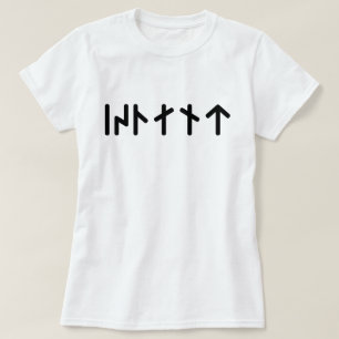Camiseta Islândia ᛁᛋᛚᛅᚾᛏ ~ Runas Futhark Mais Novos