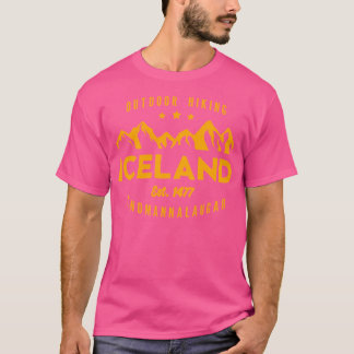 Camiseta Islândia Caminhando Landmannalaugar Est. 1477