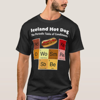 Camiseta Islândia Hot Dog Viking Cuisine Reykjavik Mostard