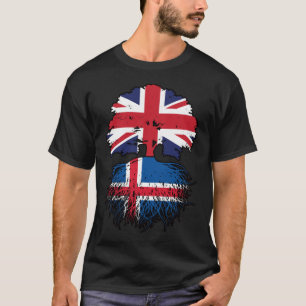 Camiseta Islândia Islândia Reino Unido Reino Unido