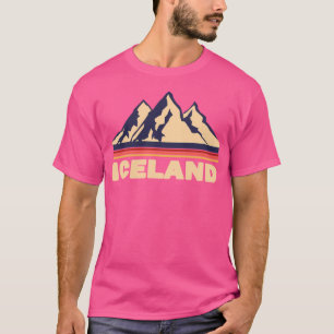 Camiseta Islândia Montanha