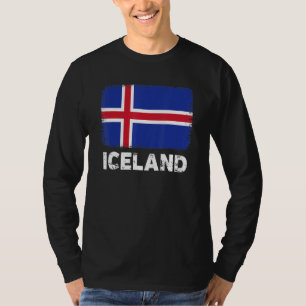Camiseta Islândia Painel de Apoio a Pessoas Islandesas Mulh