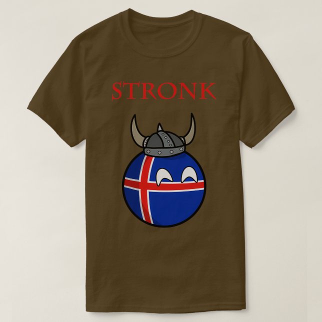 Camiseta Islândia Stronk (Frente do Design)