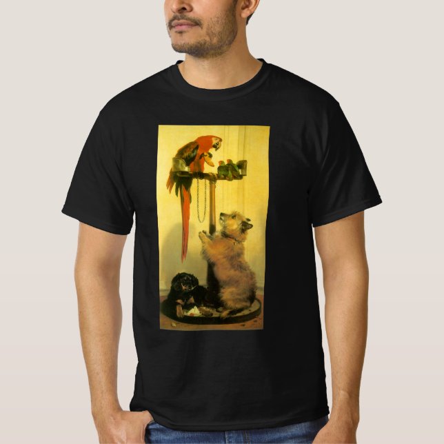Camiseta Islay, Tilco, Macaw and Love Birds de Landseer (Frente)